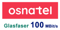 osnatel Glasfaser 100 MBit/s Anschluss - günstiger Internet-Tarif