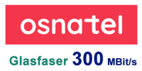 osnatel Glasfaser 300 MBit/s Anschluss - beliebter Internet-Tarif