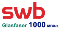 swb Glasfaser 1000 MBit/s Anschluss - Gigabit Internet-Tarif