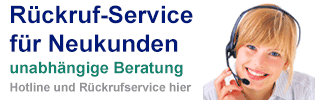 Hotline für Neukunden - Beratung zum Glasfaser Anschluss