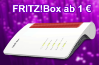 FritzBox Fiber ab 1 € mit Telekom Glasfaser Vertrag