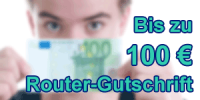 Telekom Glasfaser Anschluss mit bis zu 100 € Router-Gutschrift
