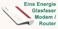 Eins Energie Glasfaser Router / WLAN Modem - z.B. Fritzbox