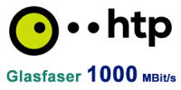 htp Glasfaser 1000 MBit/s Anschluss - Gigabit Internet-Tarif
